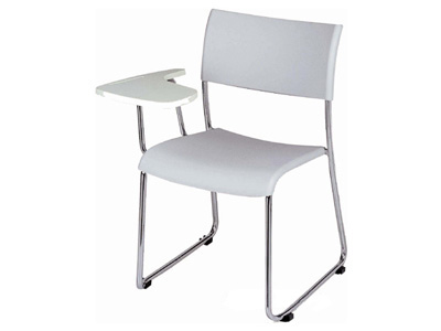 Training Furniture|Plastic Training Chair|Office Furniture|Plastic Training Chair|培训椅|带写字板培训椅 CG-227A-W